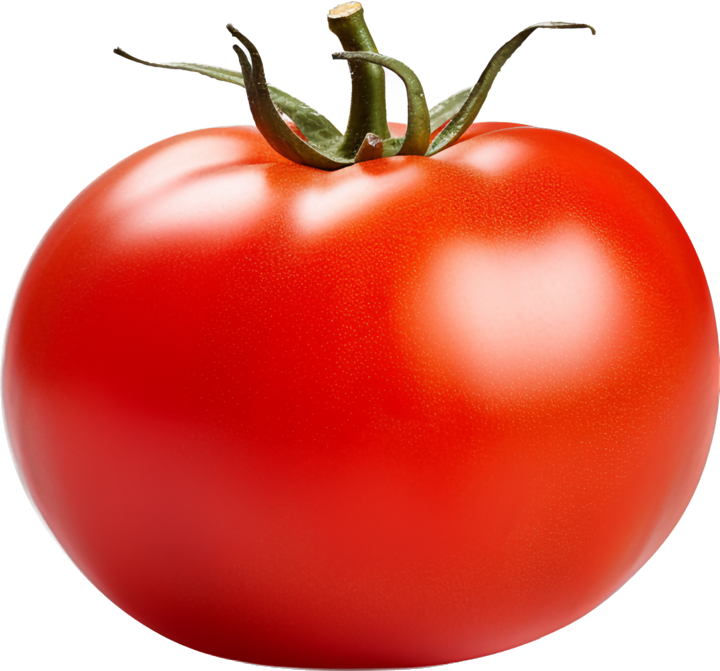 Cesta com tomates italianos.